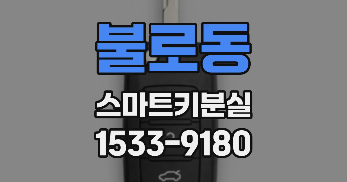 불로동 스마트키분실