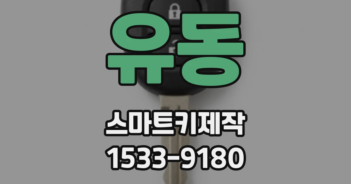 유동 스마트키제작