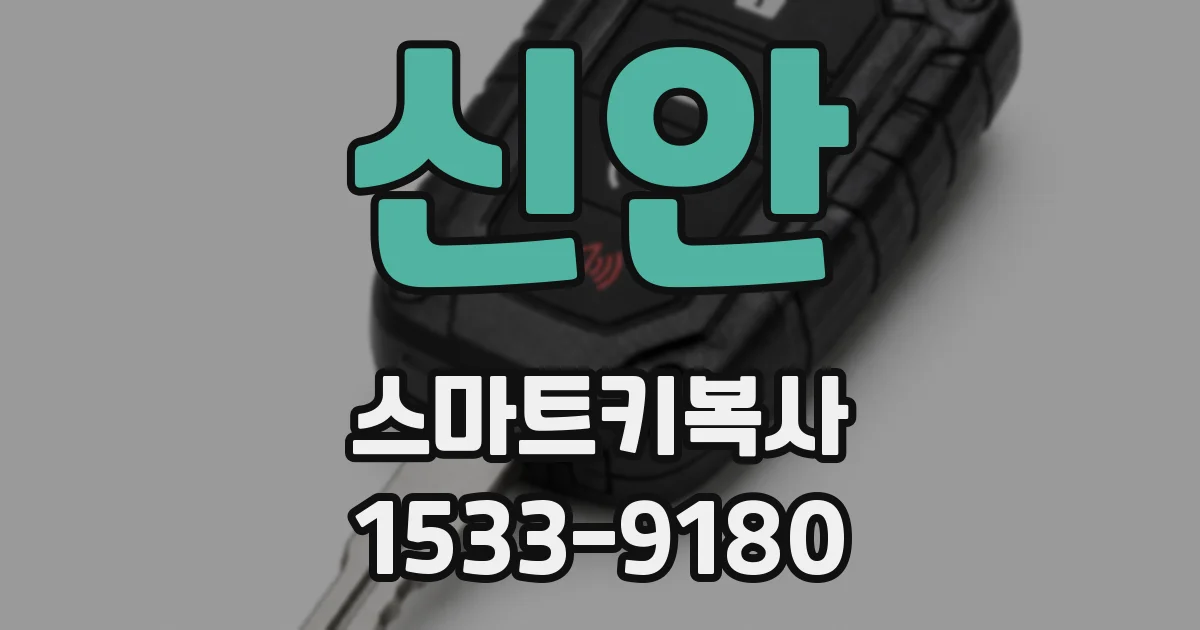 신안 스마트키복사