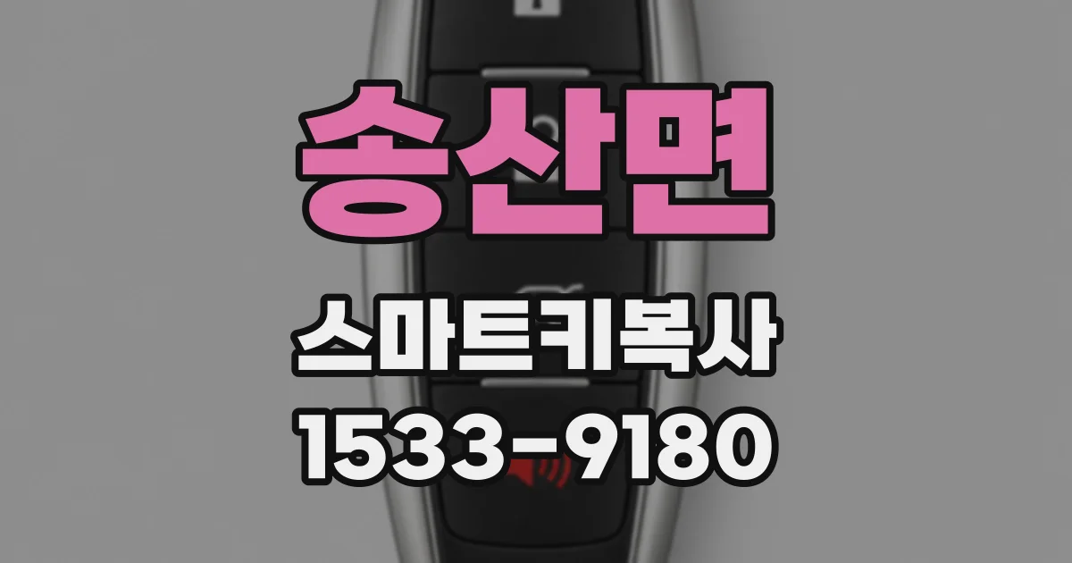 송산면 스마트키복사
