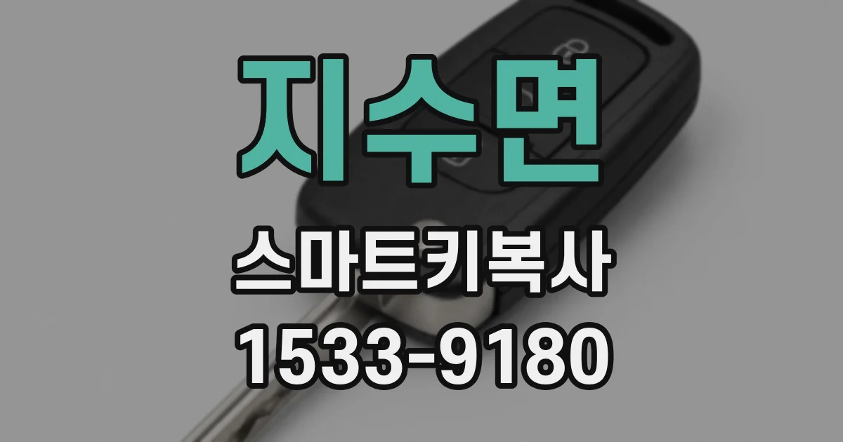 지수면 스마트키복사