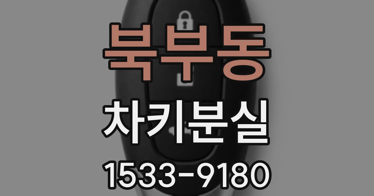 북부동 차키분실