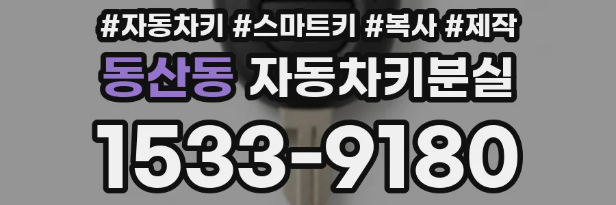 동산동 자동차키분실
