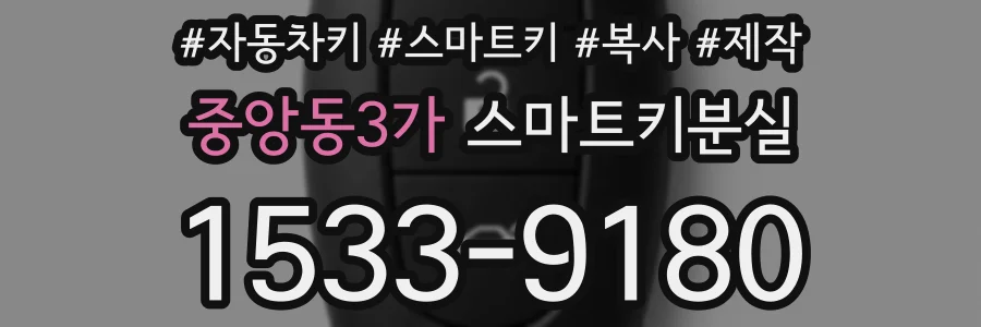 중앙동3가 스마트키분실