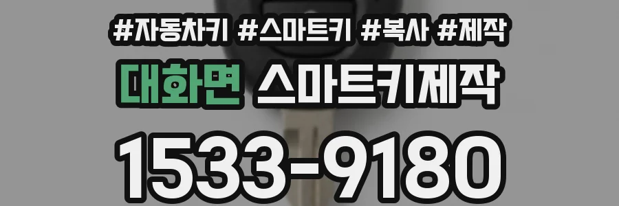 대화면 스마트키제작