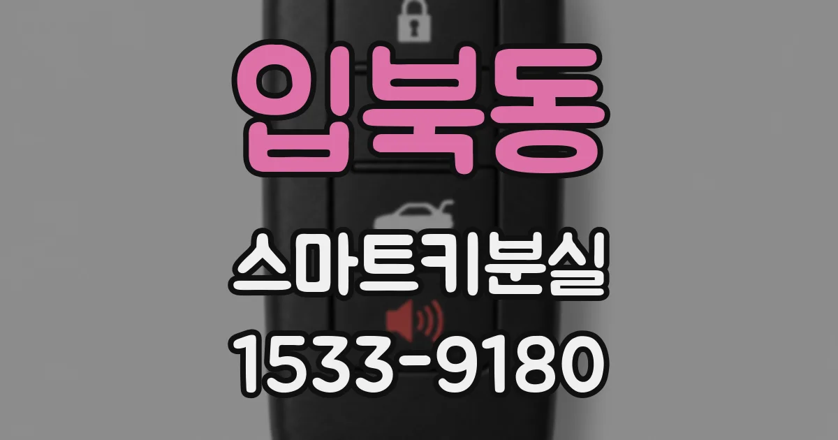 입북동 스마트키분실