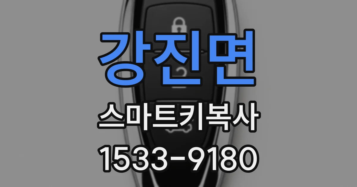 강진면 스마트키복사