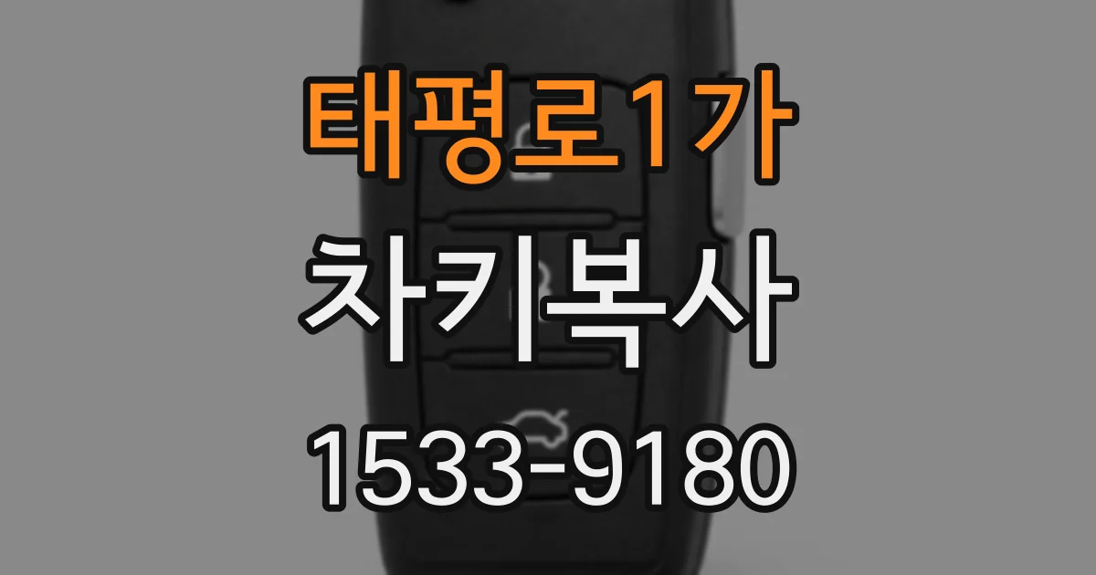 태평로1가 차키복사