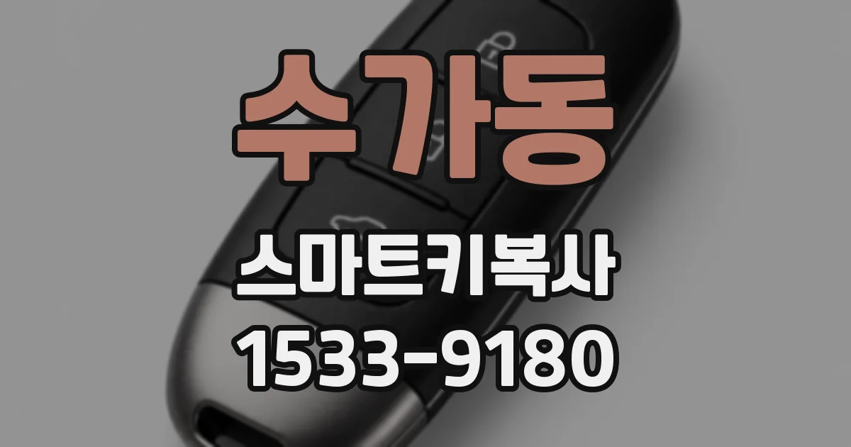 수가동 스마트키복사