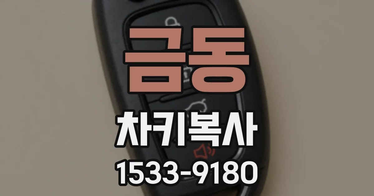 금동 차키복사