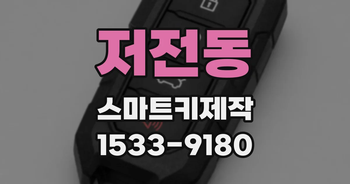 저전동 스마트키제작
