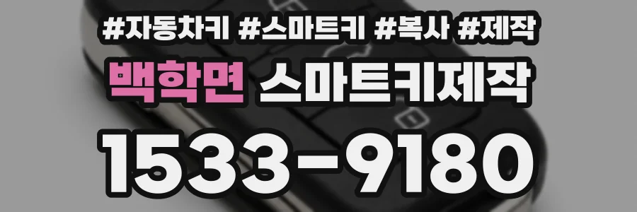 백학면 스마트키제작
