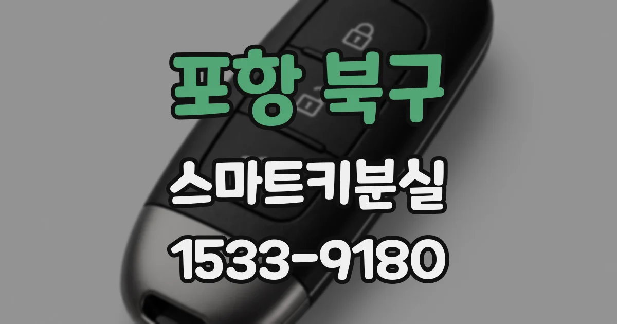 포항 북구 스마트키분실