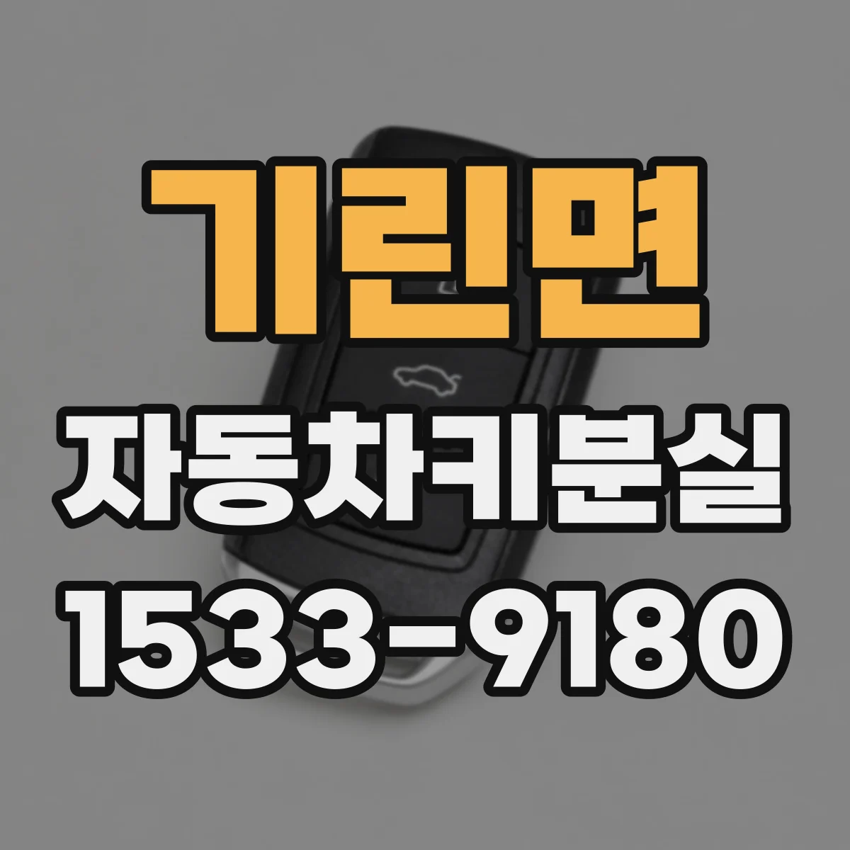 기린면 자동차키분실