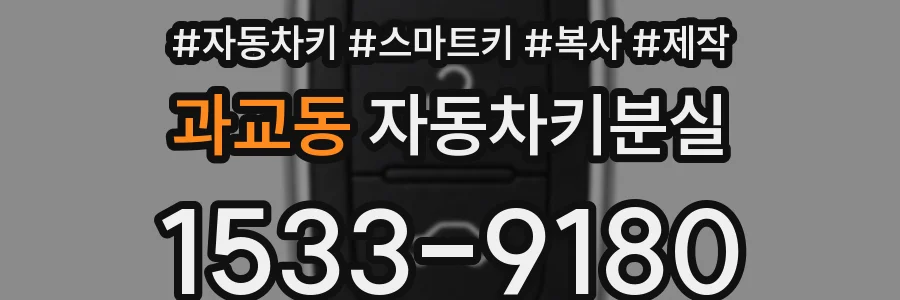 과교동 자동차키분실
