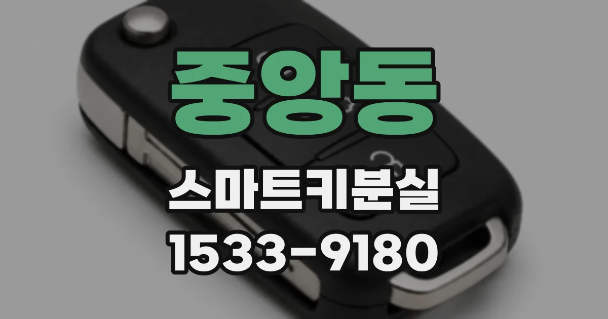 중앙동 스마트키분실