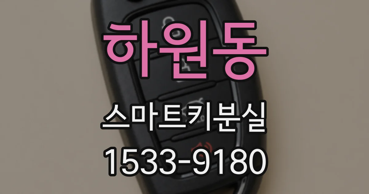 하원동 스마트키분실