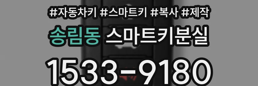송림동 스마트키분실