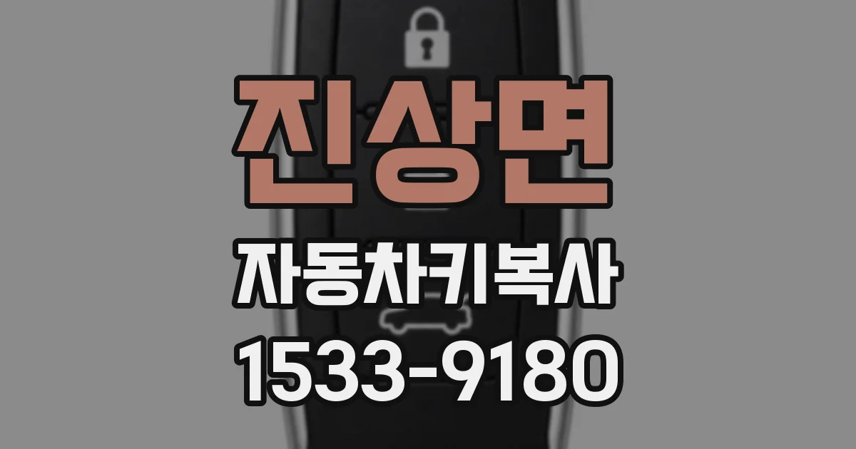 진상면 자동차키복사