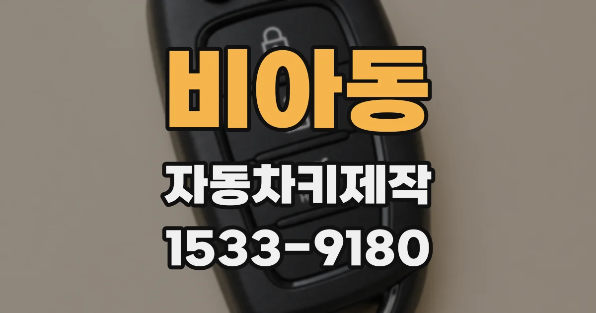 비아동 자동차키제작