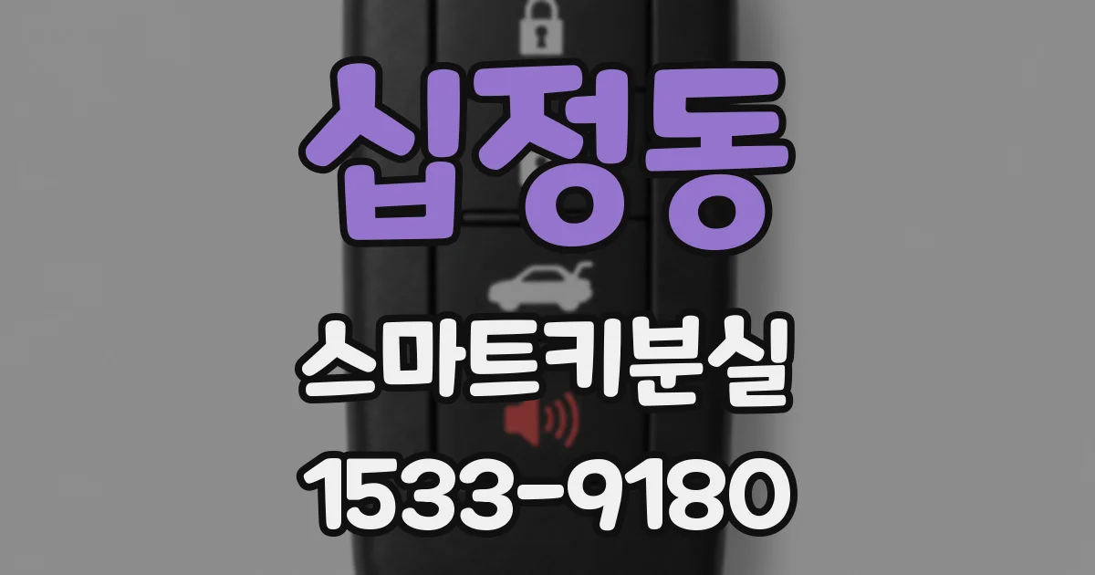십정동 스마트키분실