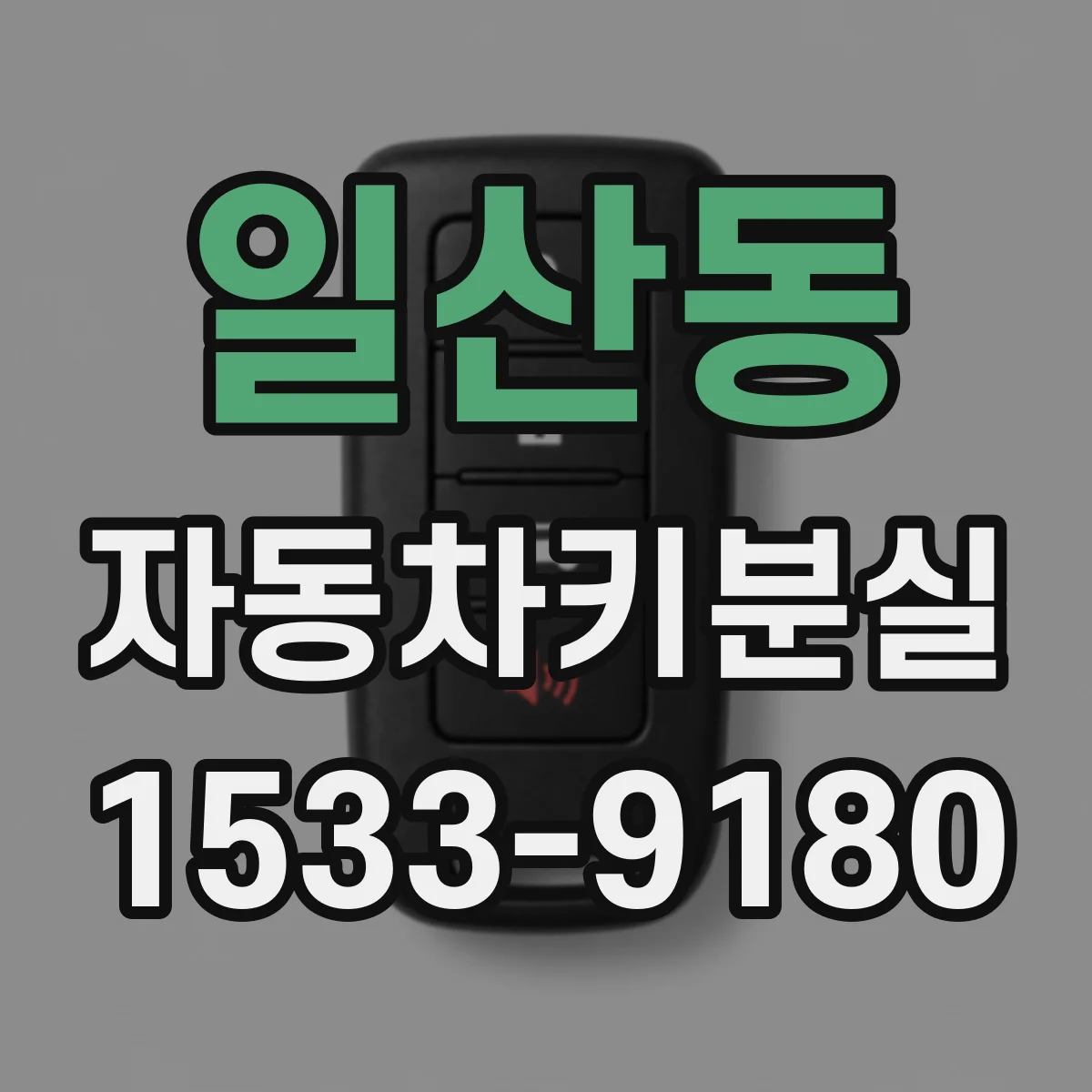 일산동 자동차키분실