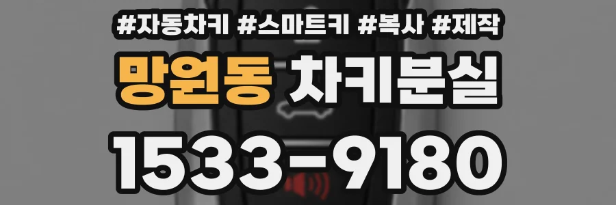 망원동 차키분실