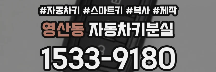 영산동 자동차키분실