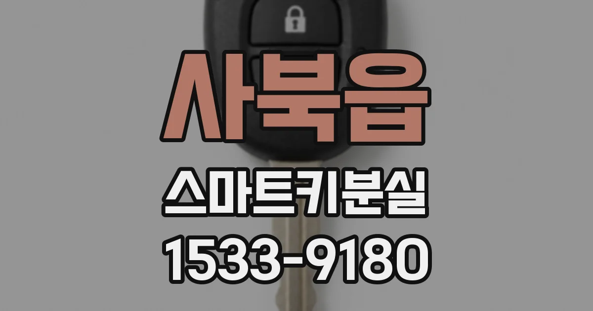 사북읍 스마트키분실
