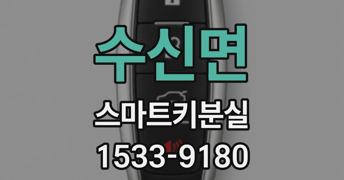 수신면 스마트키분실