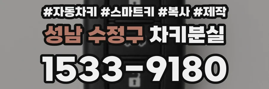 성남 수정구 차키분실