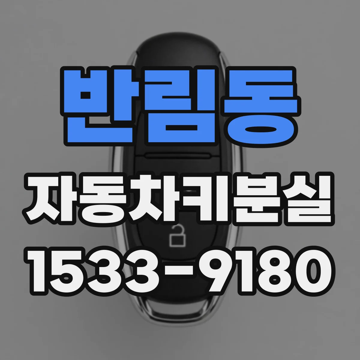 반림동 자동차키분실