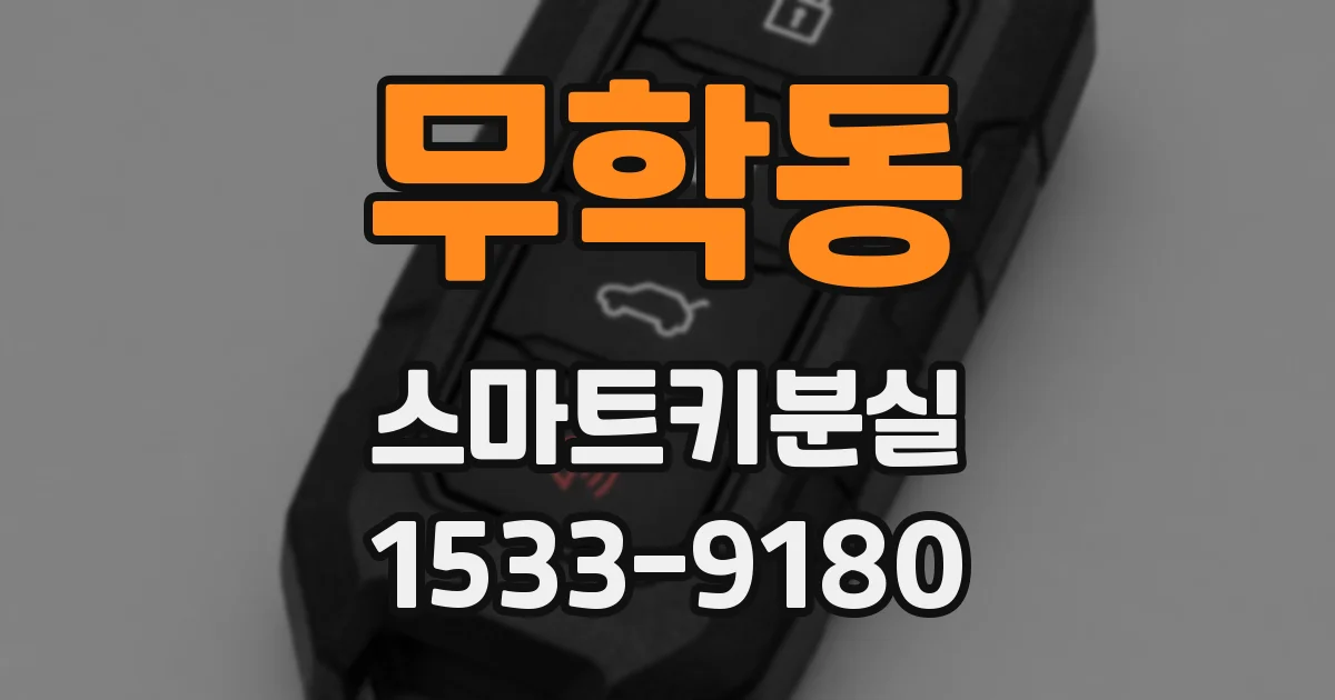 무학동 스마트키분실