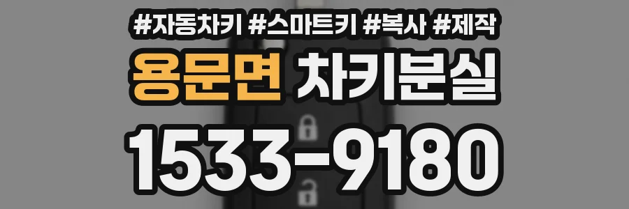 용문면 차키분실