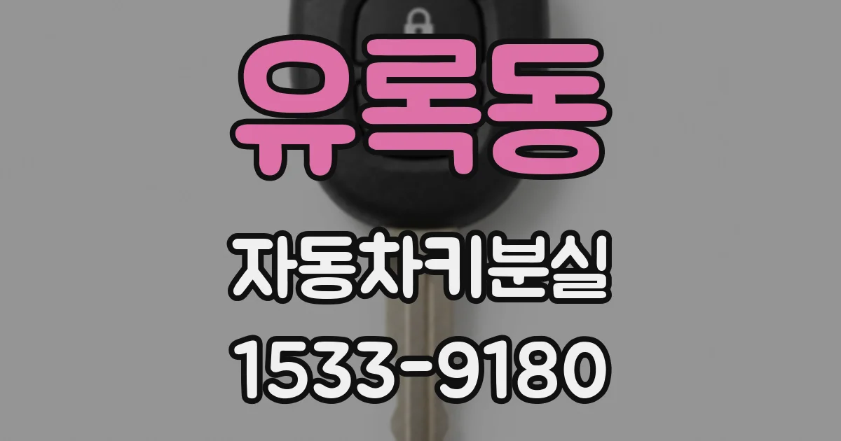 유록동 자동차키분실