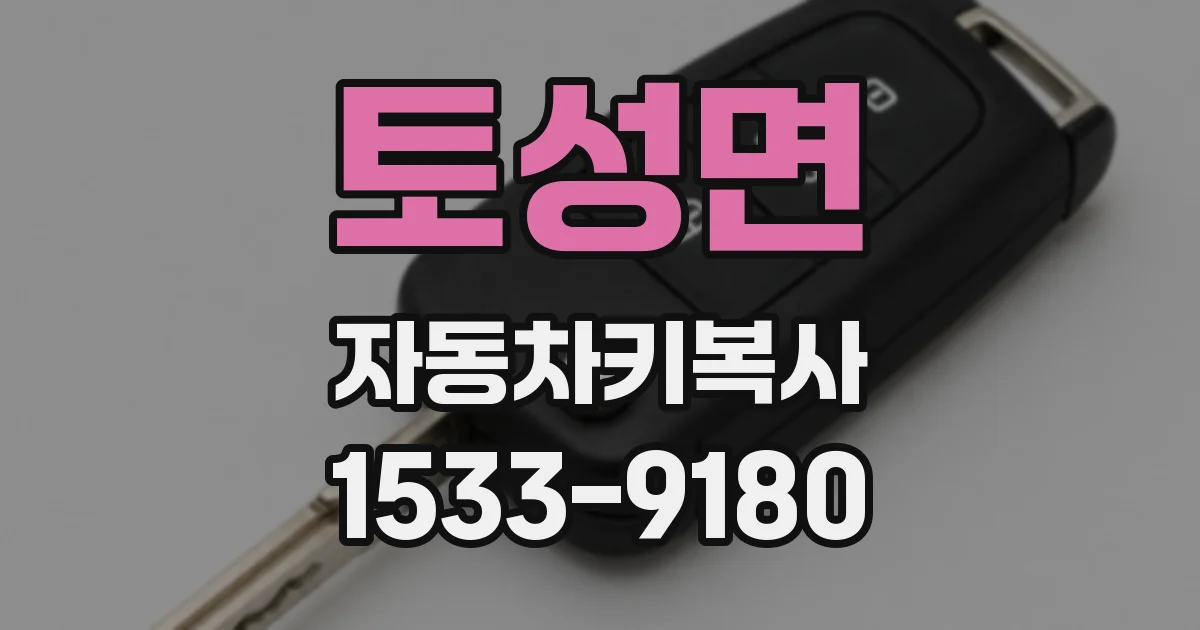 토성면 자동차키복사