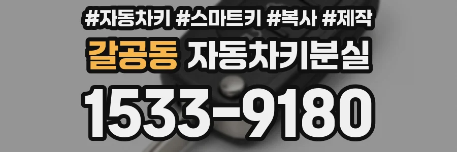 갈공동 자동차키분실