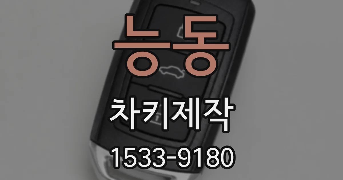 능동 차키제작