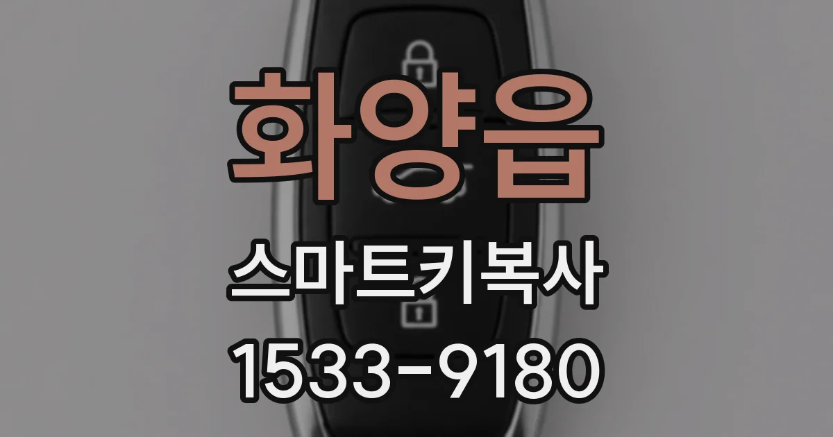 화양읍 스마트키복사