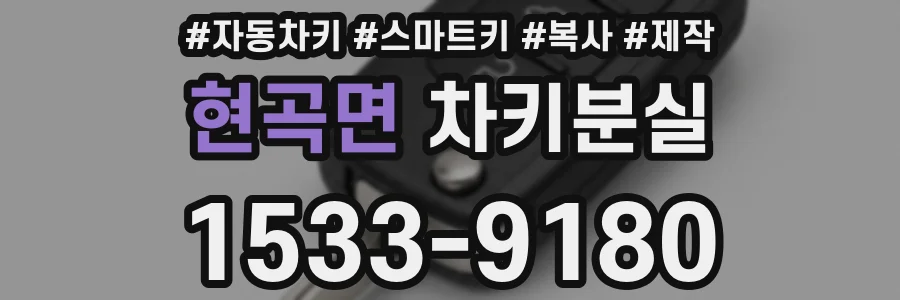 현곡면 차키분실