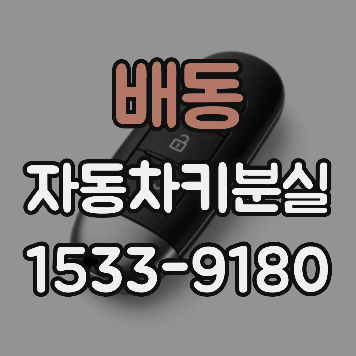 배동 자동차키분실