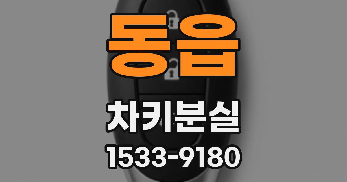 동읍 차키분실