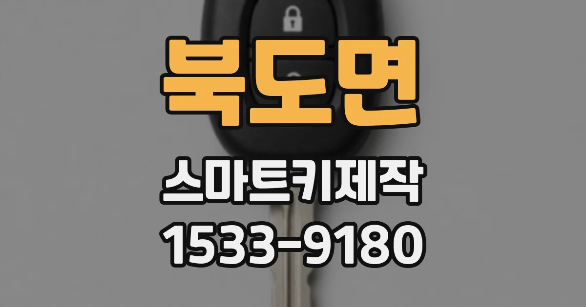 북도면 스마트키제작
