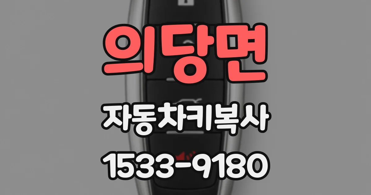 의당면 자동차키복사