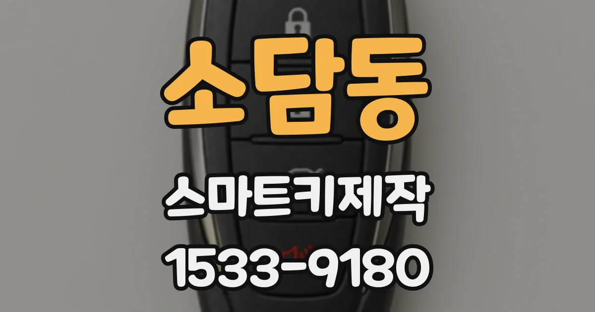 소담동 스마트키제작