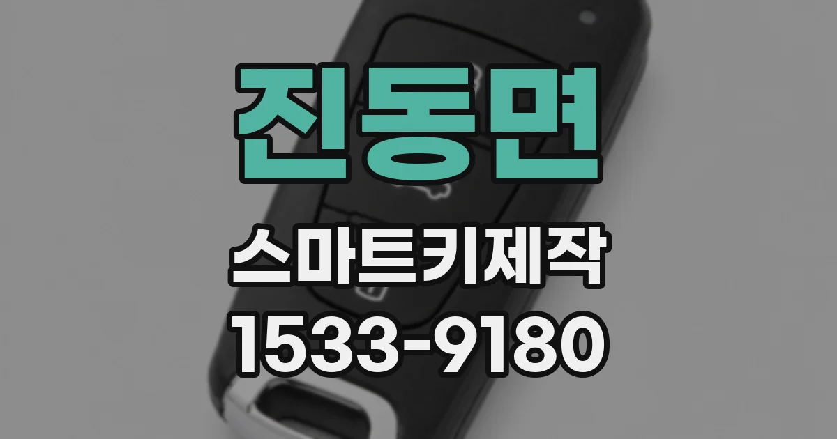 진동면 스마트키제작