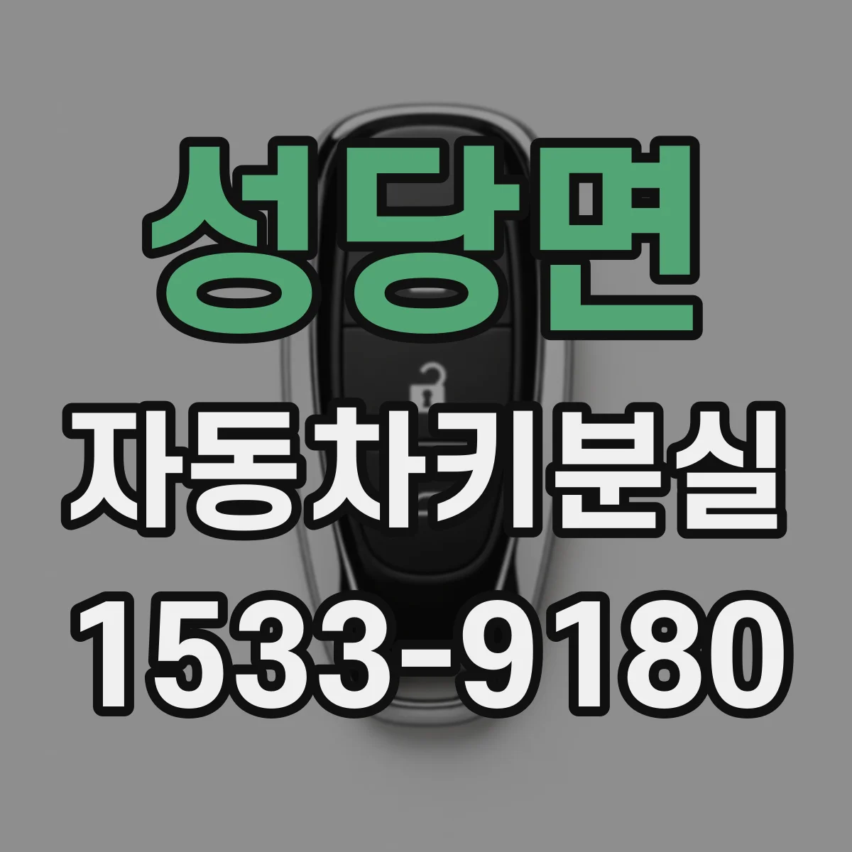 성당면 자동차키분실