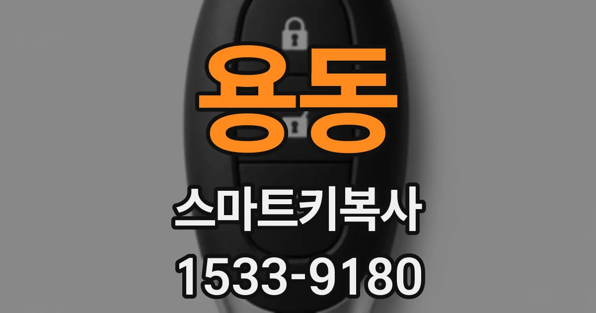 용동 스마트키복사