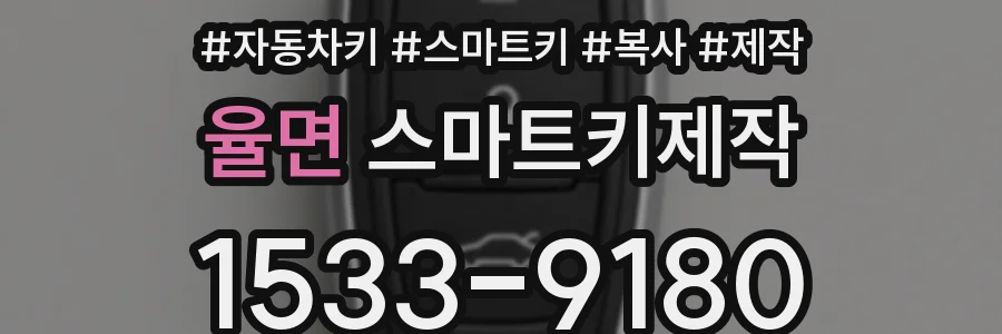 율면 스마트키제작