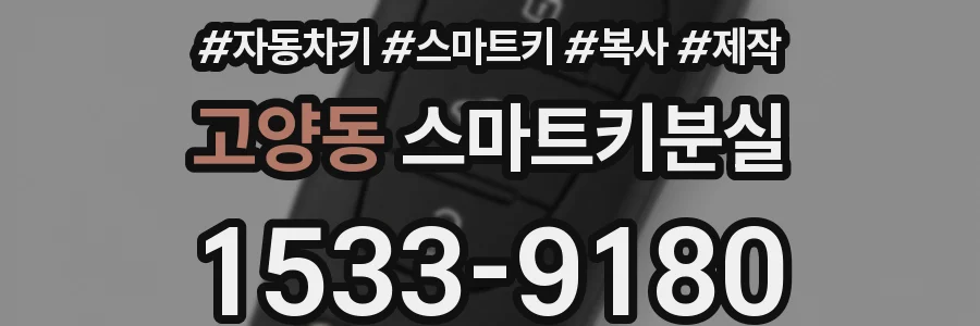 고양동 스마트키분실